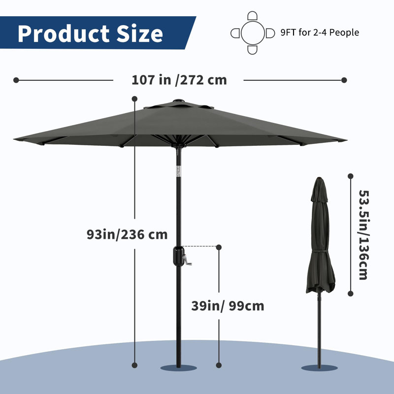 107 Parasol, Grey