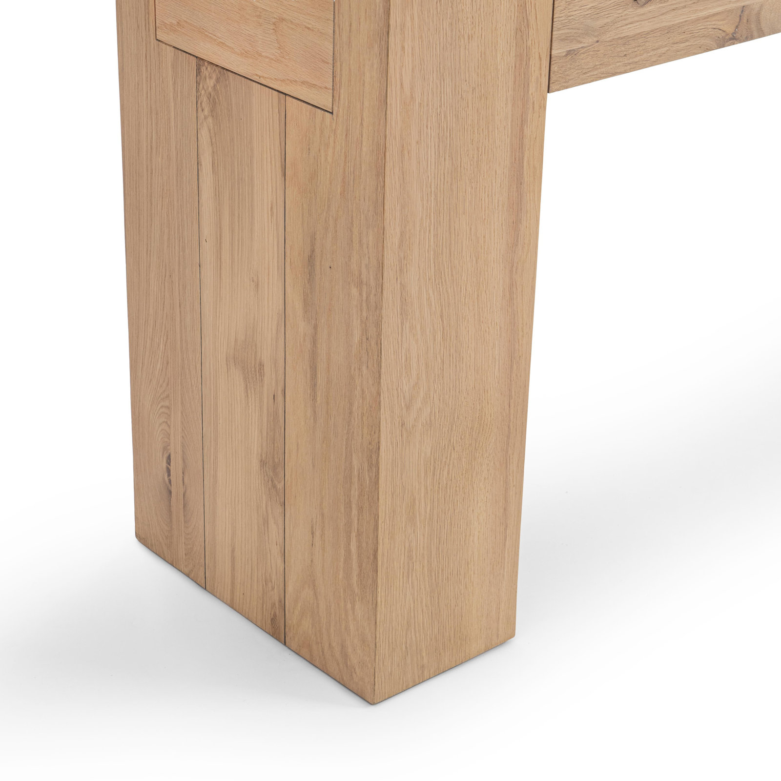 Elise 72" Console Table, Weathered Oak