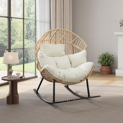 Fauteuil à bascule Wicker