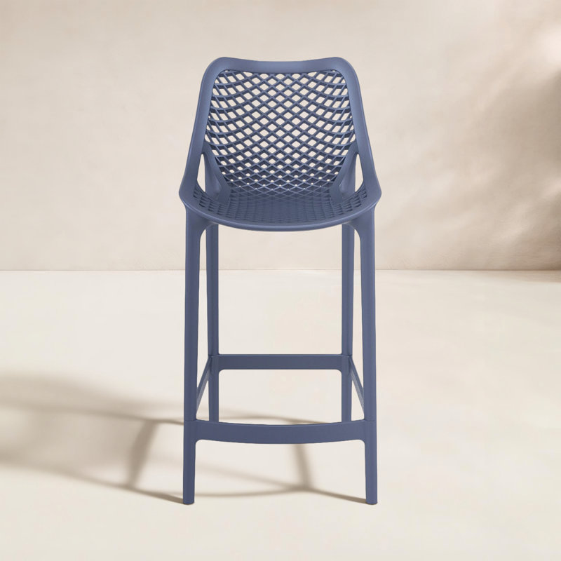 Tabouret de bar pour le patio Farrah, Gris foncé, 29.5"