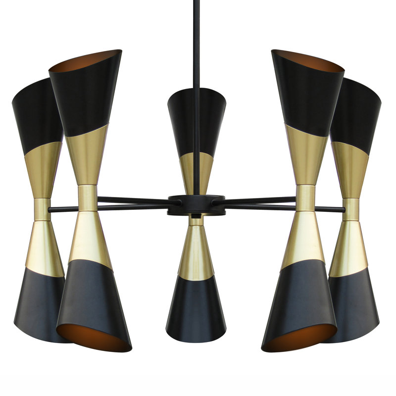 Lustre linéaire spoutnik 10 lumières Luecille