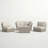 Fully Assembled Wicker Patio Seating Group For 4 With Cushions-354712142