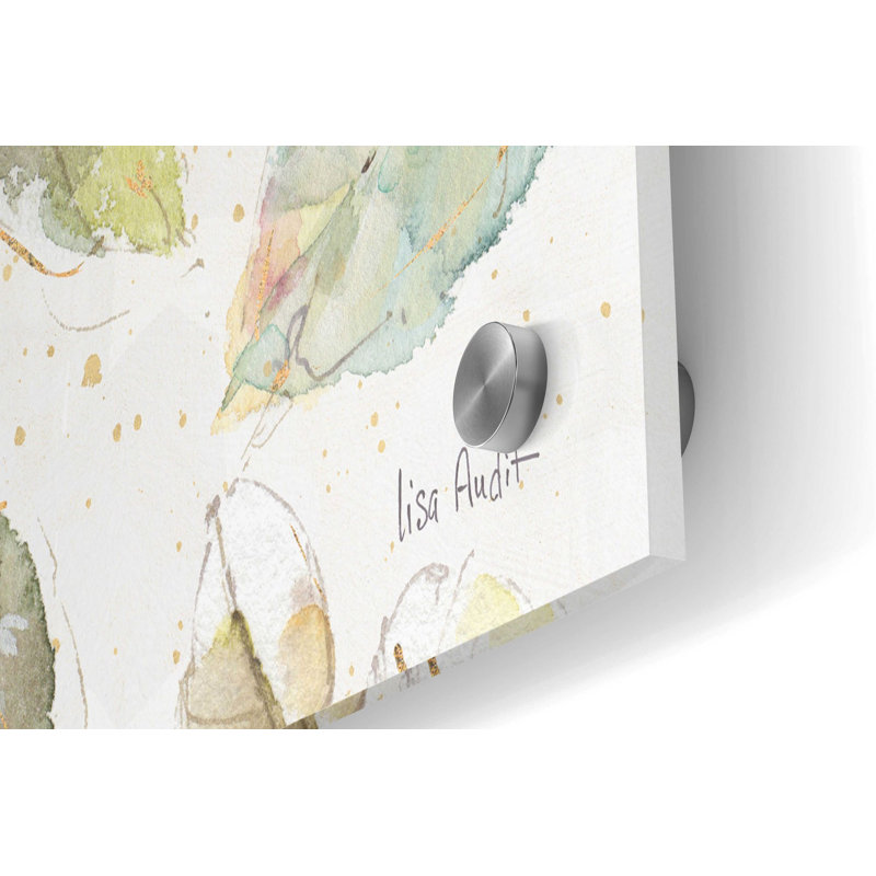 «Country Bloom I» par Lisa Audit, art mural en verre acrylique, H 24 po x l 36 po x P 0,2 po