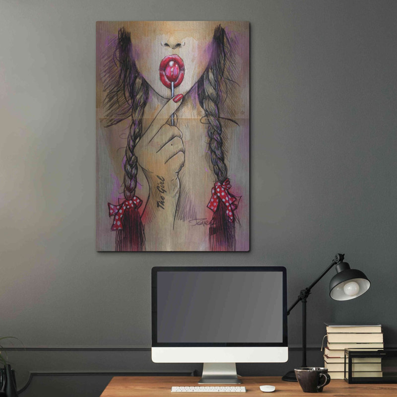 «Raspberry» par Loui Jover, H 36 po x l 24 po