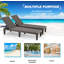 Outdoor Chaise Lounge with Cushions   