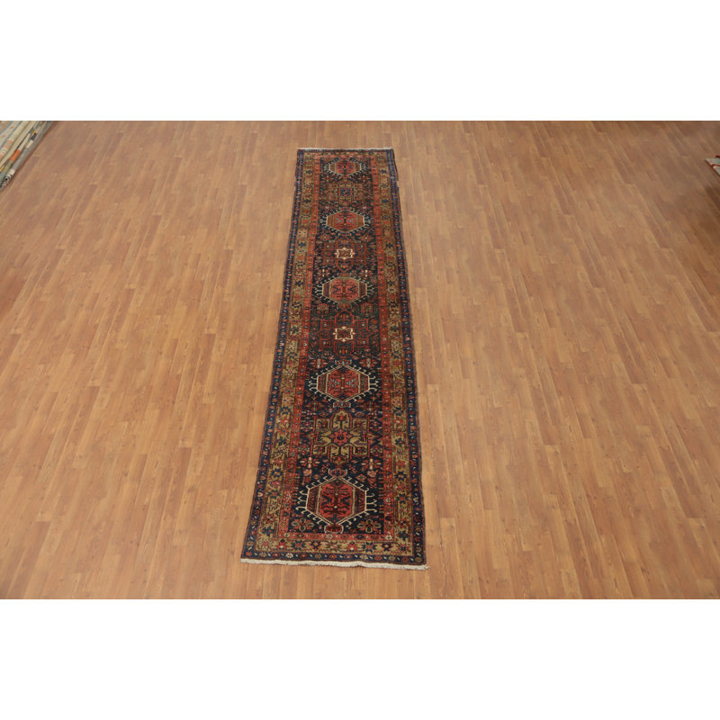 Tapis persan traditionnel antique 3 x 14