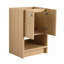 Meuble-lavabo autoportant 24 po, 2 portes à fermeture douce, chêne, contreplaqué (sans le lavabo)-559925792