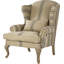 Zacharie Linen Wingback Chair