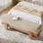 55" Upholstered Entryway Bench with Padded Seat, Shoe Bench for Bedroom or Living Room-381961750
