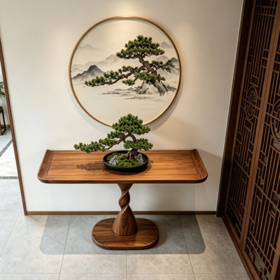 Console minimaliste moderne de style chinois