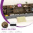 Upholstered Platform Bed with Storage Headboard and LED Lights-488416889-488416893