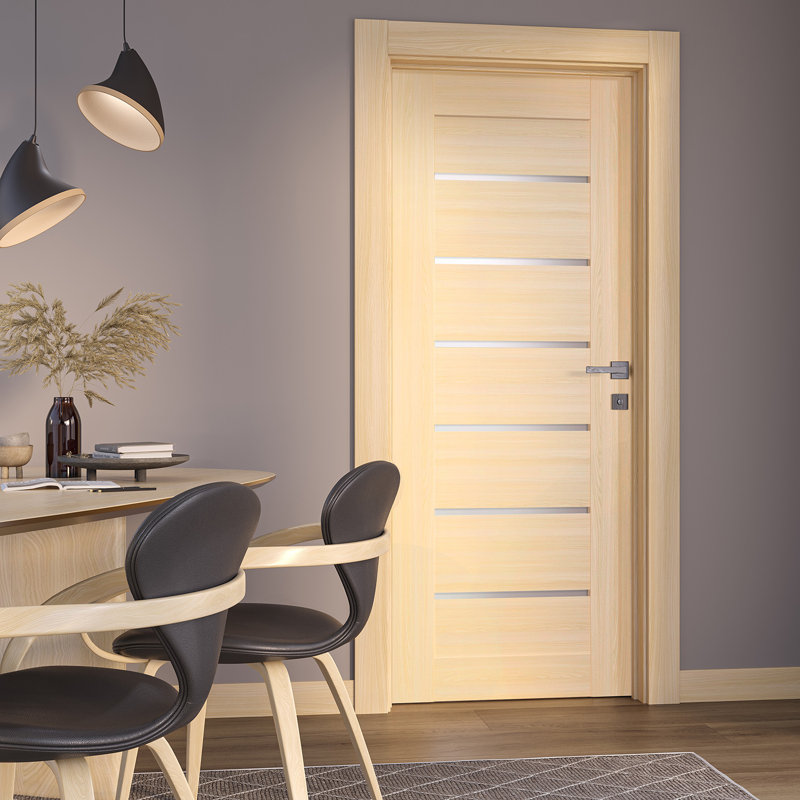 Porte standard Avon, 18 po x 80 po, Frêne de la loire, Gauche