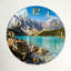 «Mountain Lake», horloge murale en verre-1747676250