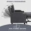 Fauteuil convertible compact 3-en-1 avec chargement USB et Type-C-546126572