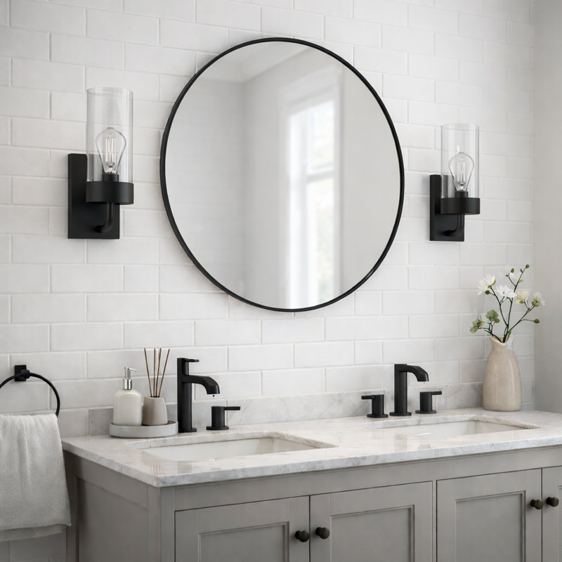 Zephyr Bathroom Vanity Single Light Sconce