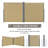 Manual Retraction Side Awning in Beige-118914416-118914418