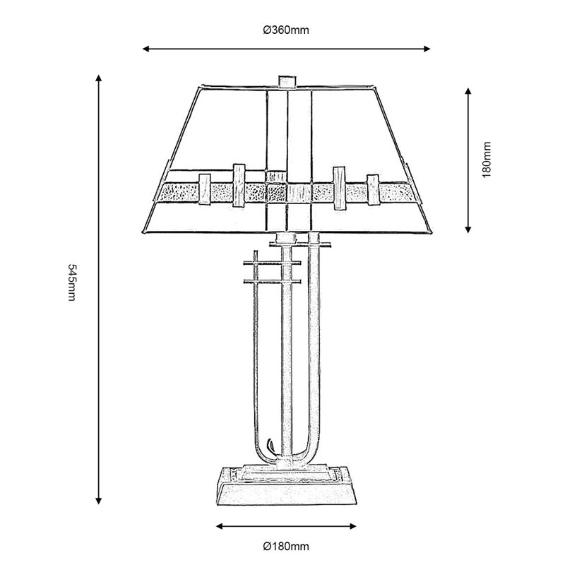 Makiver Metal Table Lamp