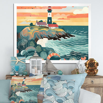 Phare côtier IV sur toile