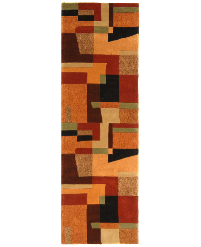 Charbonneau Drive Hand Tufted Wool Rug, Tapis de couloir 2 pi 6 po x 16 pi