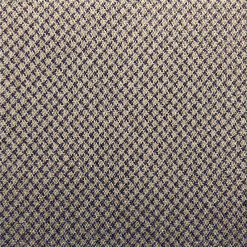 Tapis beige/noir tissé à la machine, Carré 7 pi