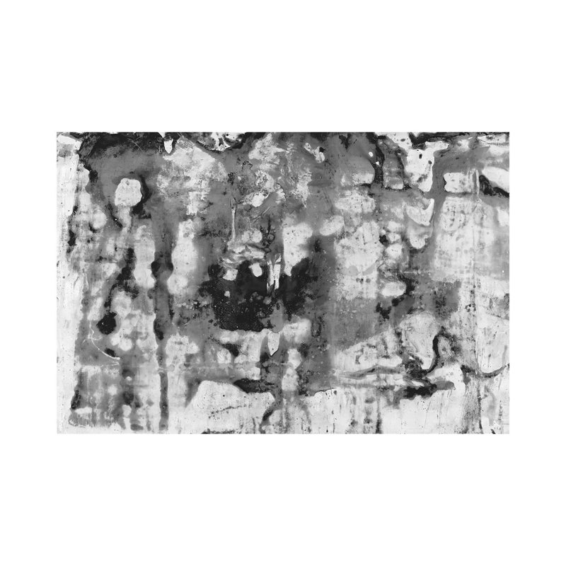 Black And White Abstract II by PI Studio - Wrapped Canvas Painting, 20.32 cm H x 30.48 cm W