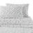 4 PCS Sheet Set Black Snowflakes