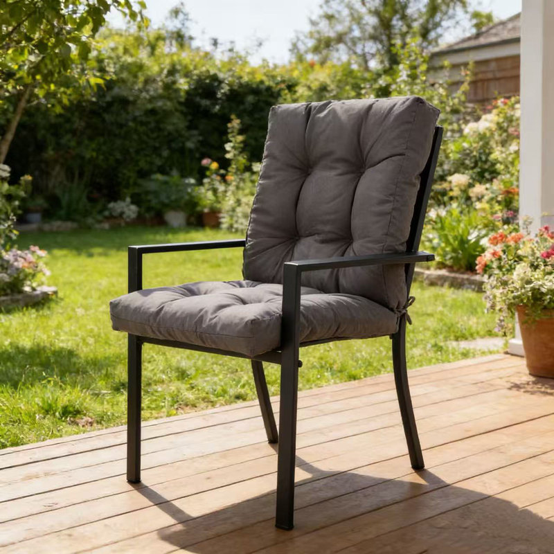 Outdoor Seat/Back Cushion, Dark Grey