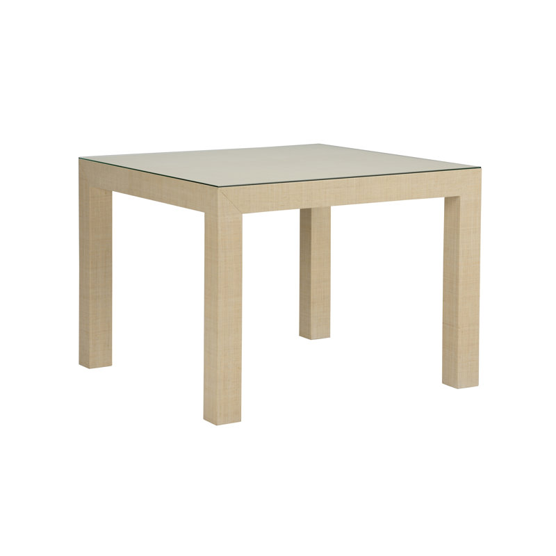 Sanibel Game Table, Natural/Clear