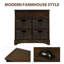 Commode décorative Gerritt, armoire en rotin, buffet, console en rotin, commodes de rangement Farmhouse-2113461612