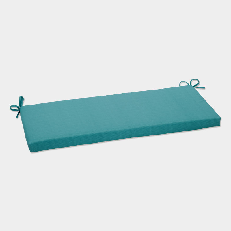 Renel Outdoor 3'' Bench Seat Cushion, Turquoise