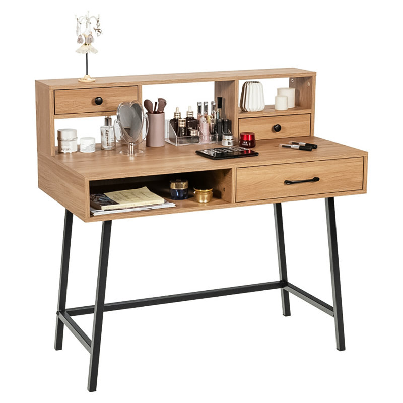 Baysenie Steel Writing Desk