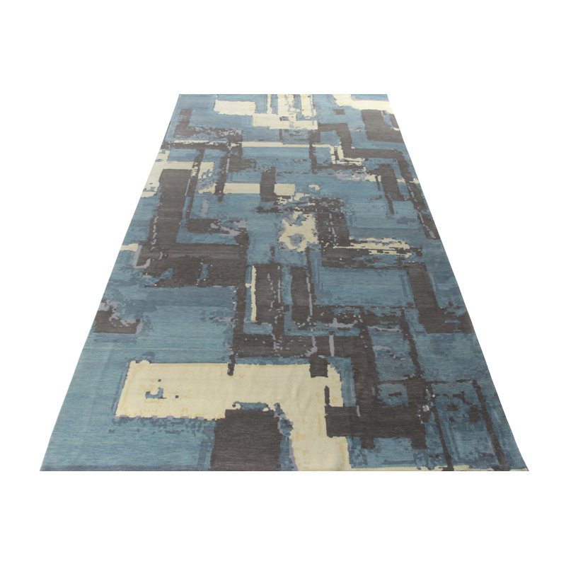Hand Knotted Wool Area Rug