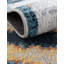 Tapis brun clair en polyester tissé à la machine Aanya-610194744