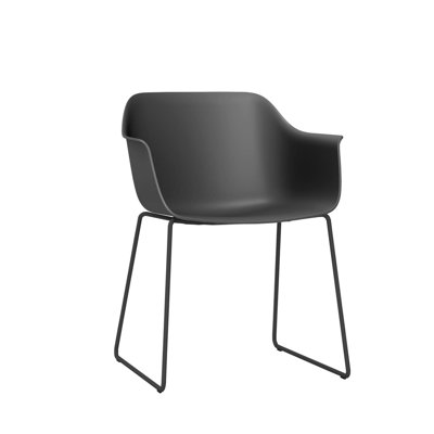Shape Sled Outdoor Dining Armchair