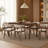 Solid Wood Dining Set with Upholstered Chairs-1440160648-1511209710