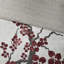 Parure de lit Fleur de cerisier Queen - 100 % coton, motif floral, grande taille, housse de couette facile d'entretien, motif Mini Blossom, drapé impeccable, taies d'oreiller incluses