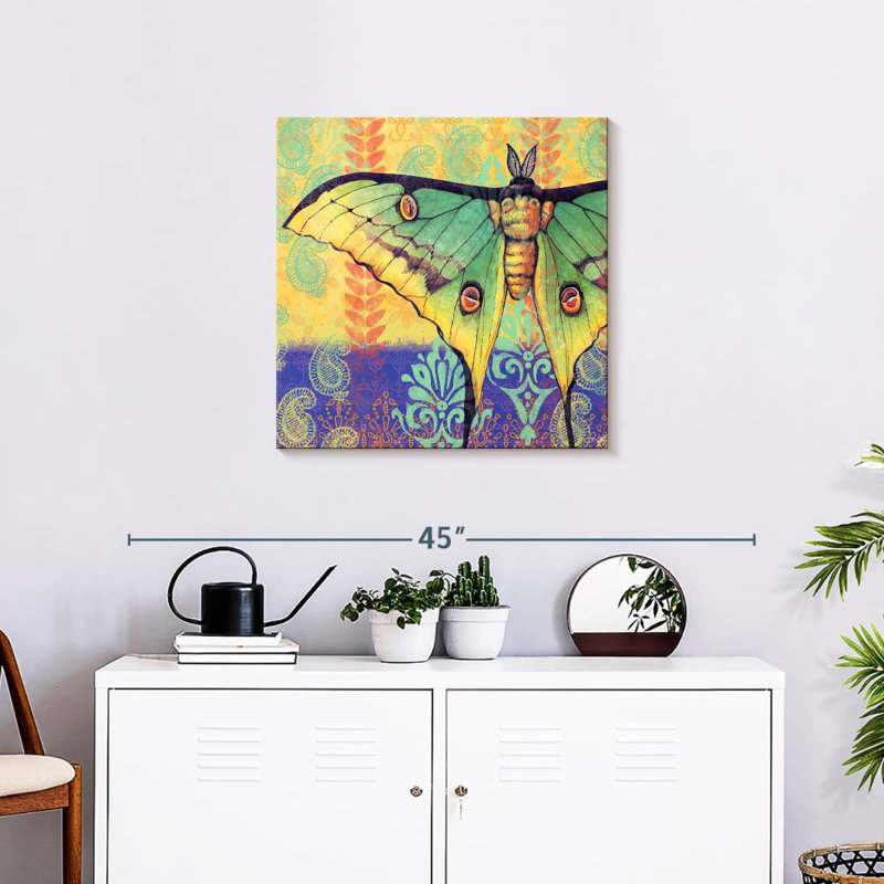 Crowle Luna Moth, 24" H x 24" W
