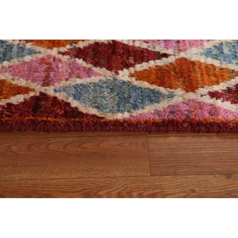 One-of-a-Kind 7'1'' X 9'9'' New Age Wool Area Rug in Multicolor