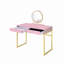 Bureau de coiffeuse avec miroir et plateau à bijoux