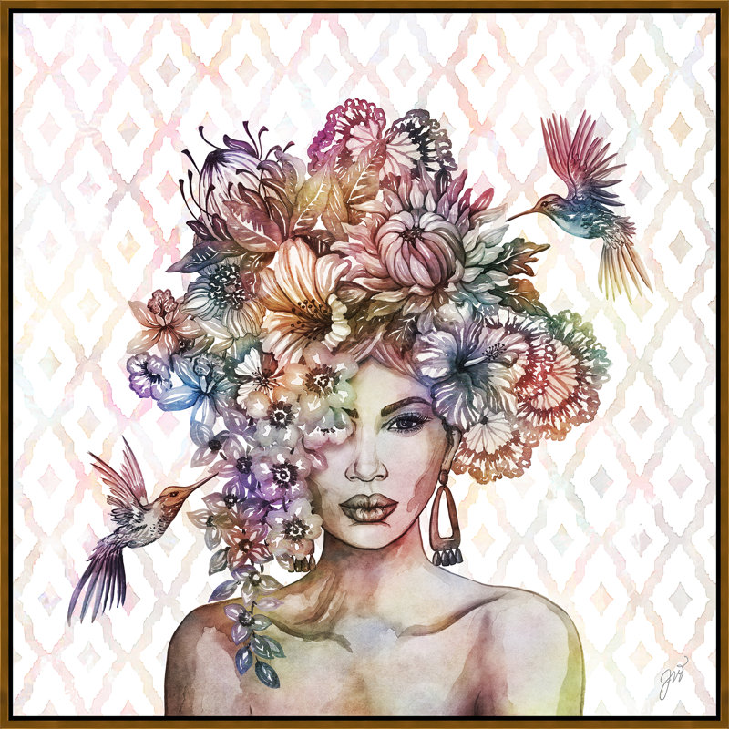 Floralista VIII Painting by Jackie Von Tobel
