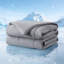Édredon rafraîchissant pour couverture rafraîchissante - Couverture froide légère respirante de 320 g / m² pour les dormeurs chauds et les chambres AC.-124883126-124883128