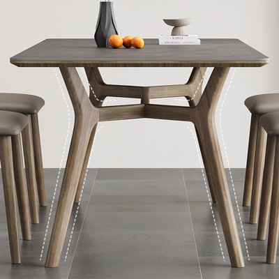 Nordic style modern minimalist dining table
