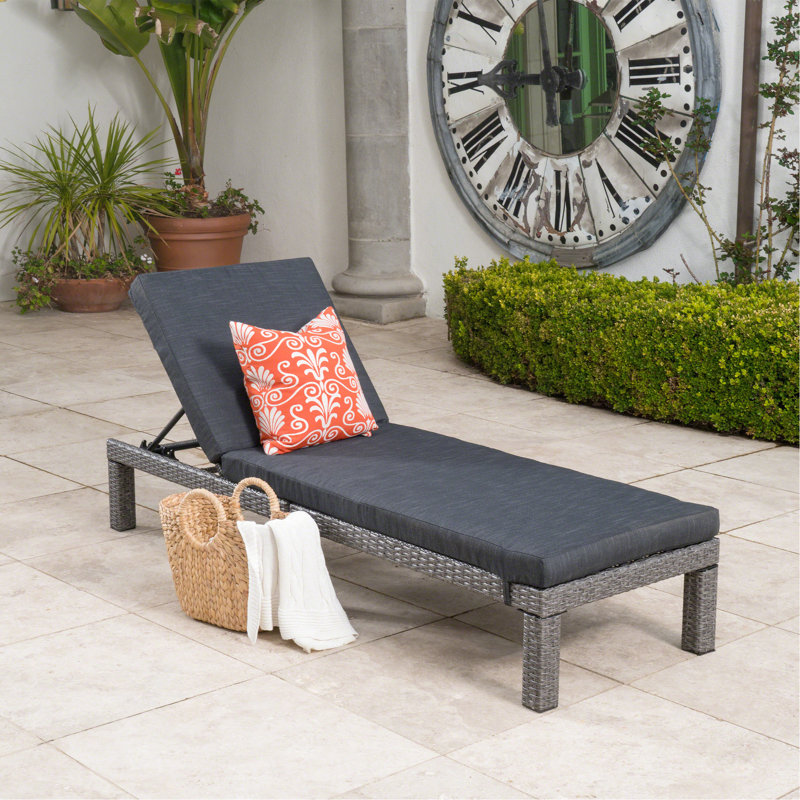 Méridienne avec coussin en PE, coussin d'eau, construction, 78,29 po Profondeur, structure en fer robuste de 25,65 de largeur et de 13,43 de hauteur,