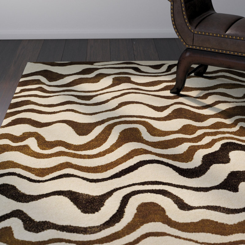 Tapis en laine touffeté à la main Candelo, Rectangle 7 pi 6 po x 9 pi 6 po