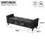 Banc de rangement rembourré de 65,55 po-1367550831
