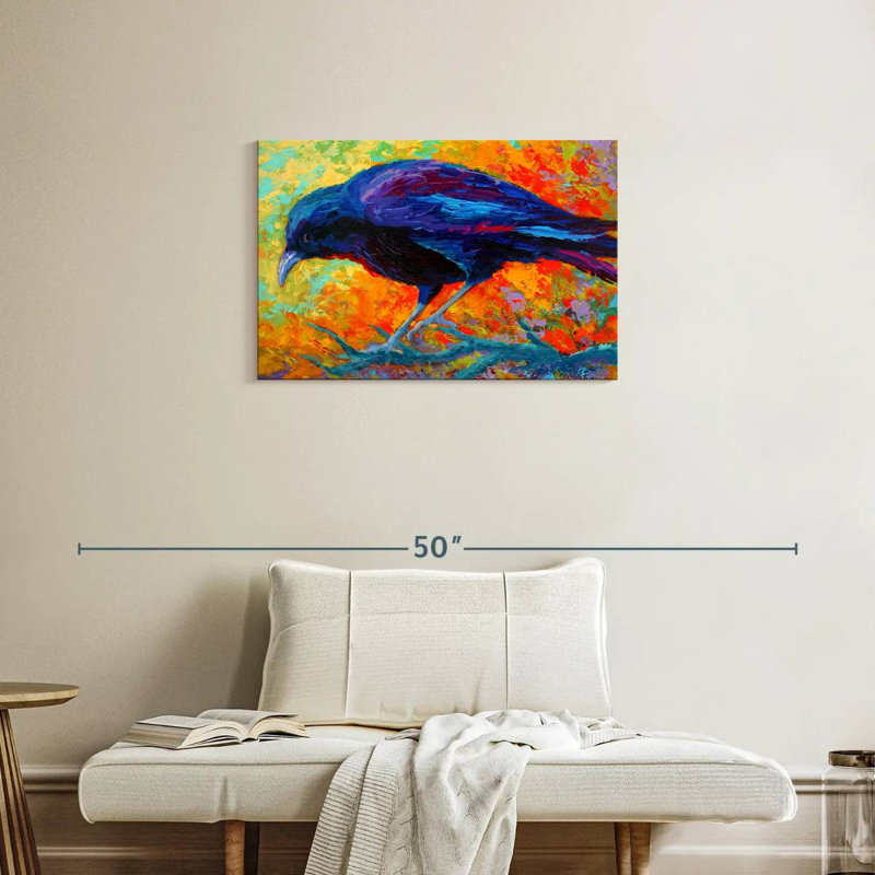 Crow IV, 20" H x 30" W