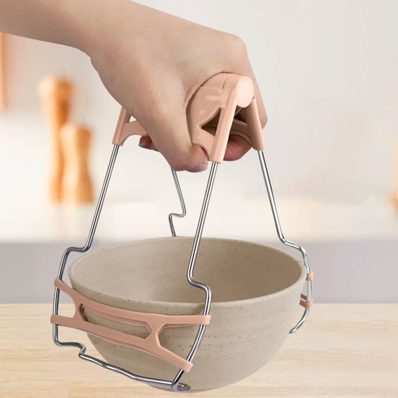 Éclairage de nuit pour la cuisine, ensemble de pinces à haute température pour la coutellerie, Pink