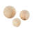 Cole And Grey Wood Handmade Decorative Ball Orbs & Vase Filler With Varying Sizes