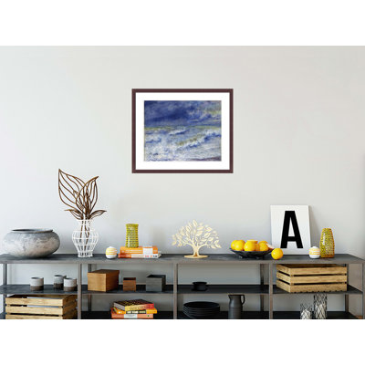 «Seascape» par Pierre-Auguste Renoir, impression giclée sur cadre