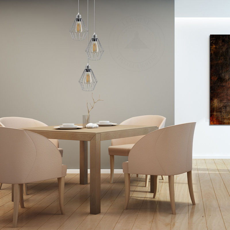 Glowacki 3 - Light Chrome Cluster Pendant, Yes